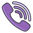 Free Viber Soziales Medien Symbol