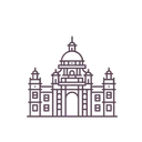 Free Victoria Memorial Kolkata Icon