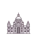 Free Victoria Memorial Kolkata Icon