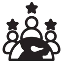 Free Victory Achievement Stars Icon