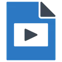 Free Video File Document Icon