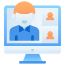 Free Video Conference Tutor Tutorial Icon