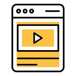 Free Video Content  Icon