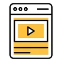 Free Video Content Video Streaming Online Video Icon