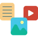 Free Video Content Icon Icon