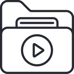 Free Video Document  Icon