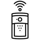 Free Video Doorbell Security Home Icon