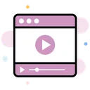 Free Lecture Video Streaming Video Video En Ligne Icon