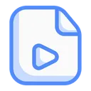 Free Video File File Document Icon