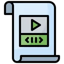 Free Video File File Document Icon