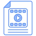 Free Video File File Document Icon