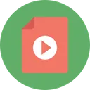 Free Movie File Movie Clip Video File Icon