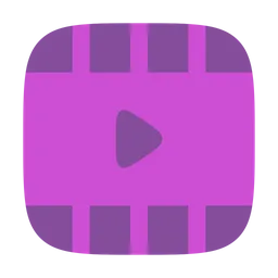 Free Video Frame Play Horizontal  Icon