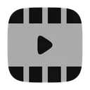 Free Video Frame Play Horizontal Icon