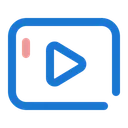 Free Video Play Media Icon