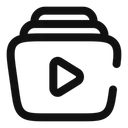 Free Video Library Icon