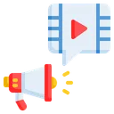 Free Video Marketing Marketing Video Streaming Icon