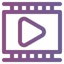 Free Video Player Multimedia Video Streaming Icon