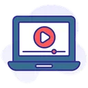 Free Video Streaming  Symbol