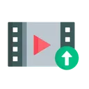 Free Video Upload Upload Arrow Icon