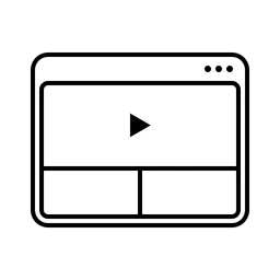 Free Video-Website  Symbol