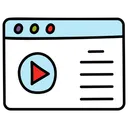Free Video-Website  Symbol