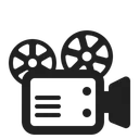 Free Projector High Contrast Icon