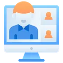 Free Videoconferencia Tutor Tutorial Icon