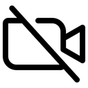 Free Videokamera Schragstrich Symbol