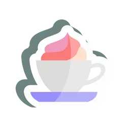 Cup of Coffee Sticker PNG Image - Free Download