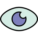 Free View Eye Background Icon