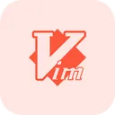 Free Vim 기술 로고 소셜 미디어 로고 아이콘