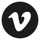 Free Vimeo Social Media Logo Icon