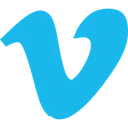 Free Vimeo Blue Brand Icon