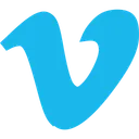 Free Vimeo Blue Brand Icon