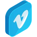 Free Vimeo Social Media Icon