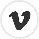 Free Vimeo Media Social Icon