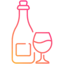 Free Vine Bottle  Icon