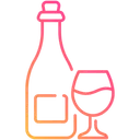 Free Vine Bottle  Icône