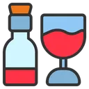 Free Vino Bebida Alcohol Icono