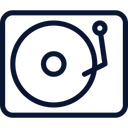 Free Vinyl Player Black Outline Miscellaneous Life Style Icon