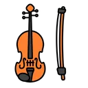 Free Violino Musica Instrumento Ícone