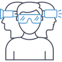 Free Virtual Glasses Virtual Goggles Virtual Reality Environment Icon