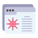 Free Covid 19 Coronavirus Bacteria Icon