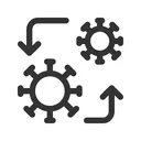 Free Virus Mutation Coronavirus Virus Icon