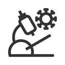 Free Virus Research Corona Research Research Icon