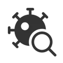 Free Virus Research Corona Research Find Corona Virus Icon