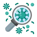 Free Flat Virus Glass Icon