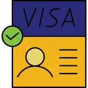 Free Visa  Icon