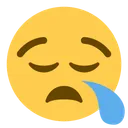 Free Visage Sommeil Emoji Icône